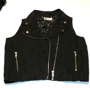 H&M girls moto vest!